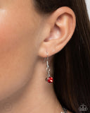 Valentines Vibe - Red Heart Choker Necklace Paparazzi