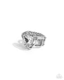 Cutie Chemistry - White Heart Ring Paparazzi