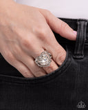 Cutie Chemistry - White Heart Ring Paparazzi
