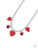 Mutual Affection - Red Heart Necklace Paparazzi