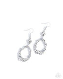 Poppin Pizzazz - White Earrings Paparazzi