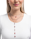 Valiant Valentine - Red Heart Necklace Paparazzi