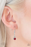 Heartless Heiress - Red Heart Necklace Paparazzi