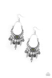Nature Escape - Green Earrings Paparazzi