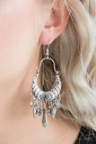 Nature Escape - Silver Earrings Paparazzi