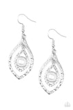 Breaking Glass Ceilings - White Pearl Earrings Paparazzi