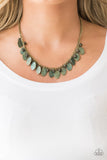 Vintage Gardens - Brass Necklace Paparazzi