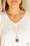 Notorious Noble - Silver Necklace Paparazzi