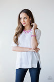 Pebble Pioneer - Pink Necklace Paparazzi