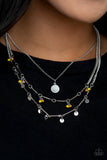 Wandering Wonder - Yellow Necklace Paparazzi