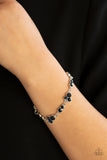 Social GLISTENING - Blue Bracelet Paparazzi