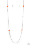 Teasingly Trendy - Orange Necklace Paparazzi