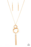 Orbiting Splendor - Gold Necklace Paparazzi