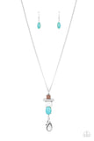 Natural Novice - Blue Necklace Paparazzi