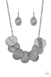 Industrial Wave - Black Necklace Paparazzi