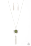 Funky Fringe - Green Necklace Paparazzi