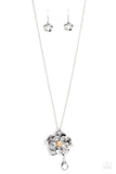 Homegrown Glamour - Silver Lanyard Necklace Paparazzi