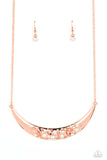 Bejeweled Baroness - Copper Necklace Paparazzi