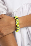Pop Art Party - Green Bracelet Paparazzi