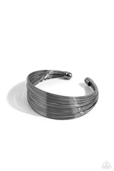 High Wire Act - Black Bracelet Paparazzi
