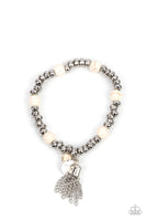 Whimsically Wanderlust - White Bracelet Paparazzi