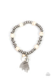 Whimsically Wanderlust - White Bracelet Paparazzi