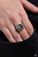 Rose Garden Refinement - White Ring Paparazzi