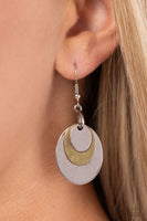 Hammered Homespun - Multi-Colored Earrings Paparazzi