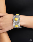 Exotic Excavation - Yellow Bracelet Paparazzi