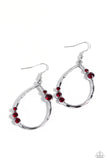 Shop Till You DROPLET - Red Earrings Paparazzi