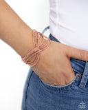 WIRE Away - Copper Bracelet Paparazzi