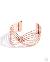 WIRE Away - Copper Bracelet Paparazzi