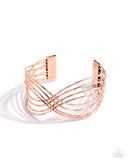 WIRE Away - Copper Bracelet Paparazzi