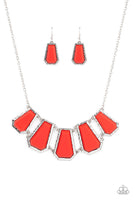 Stellar Heiress - Red Necklace Paparazzi