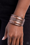 Egyptian Essence - Copper Bracelet Paparazzi