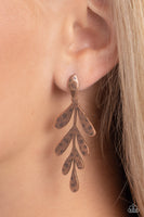 âJungle Fauna - Copper Earrings Paparazzi