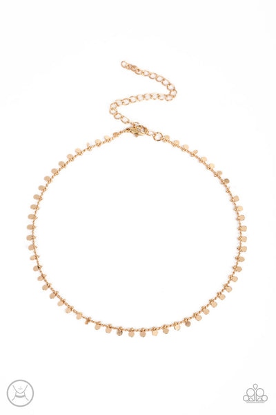 Spotlight Spunk - Gold Necklace Paparazzi