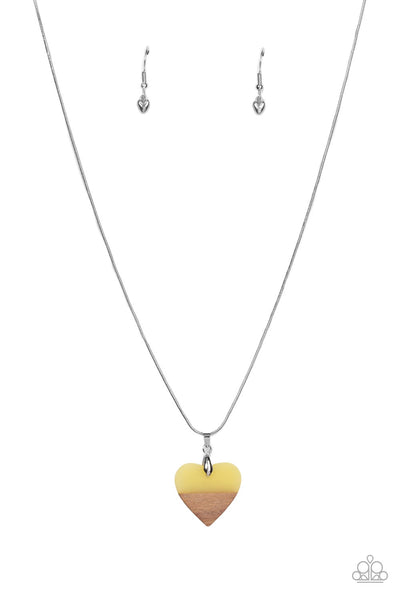 You Complete Me - Yellow Necklace Paparazzi