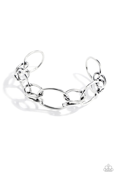 LINK or Swim - Silver Bracelet Paparazzi