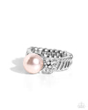A-List Applique - Pink Pearl Ring Paparazzi