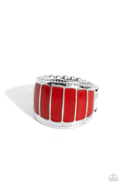 SWATCH Your Step - Red Ring Paparazzi