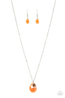 Cherokee Canyon - Orange Necklace Paparazzi