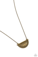 Raise Your Banner - Brass Necklace Paparazzi