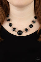 Eye of the BEAD-holder - Black Necklace Paparazzi