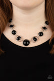 Eye of the BEAD-holder - Black Necklace Paparazzi