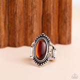 Coquettishly Casablanca - Brown Ring Paparazzi