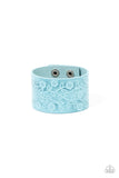 Rosy Wrap Up - Blue Bracelet Paparazzi