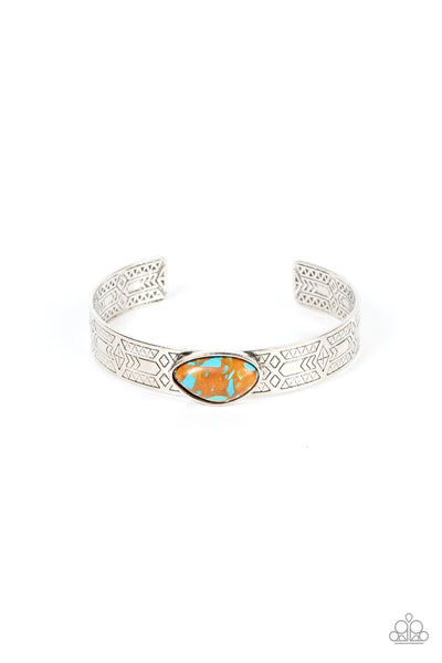 Gobi Glyphs - Brown Bracelet Paparazzi