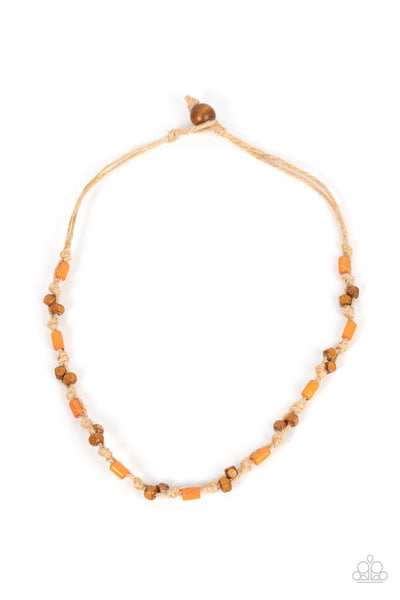 Terra Tour - Orange Urban Necklace Paparazzi