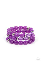 Coastal Coastin - Purple Bracelet Paparazzi